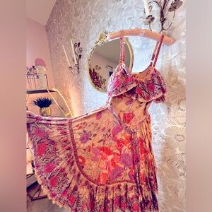 Spell and the Gypsy pink flamingo dress